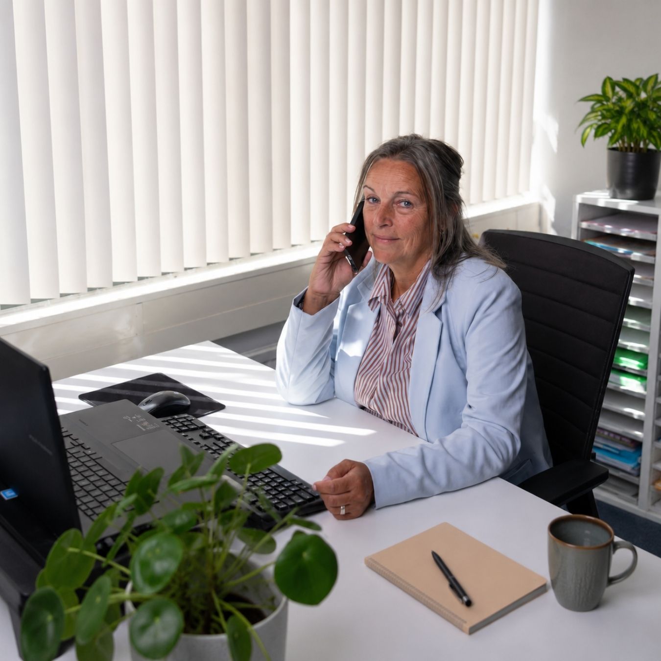 daphne contact Daphne Haneveld van Laurière aan het werk in de natuur
